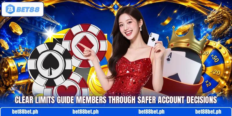Clear limits guide members through safer account decisions Clear limits guide members through safer account decisions