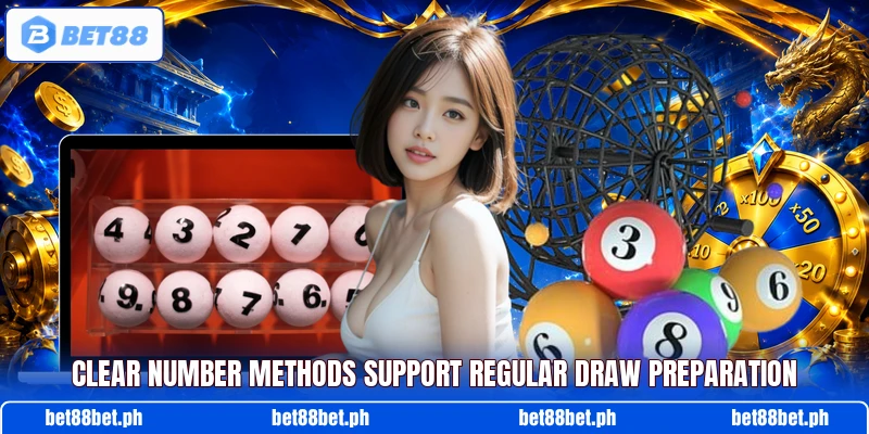 Clear number methods support regular draw preparation Clear number methods support regular draw preparation