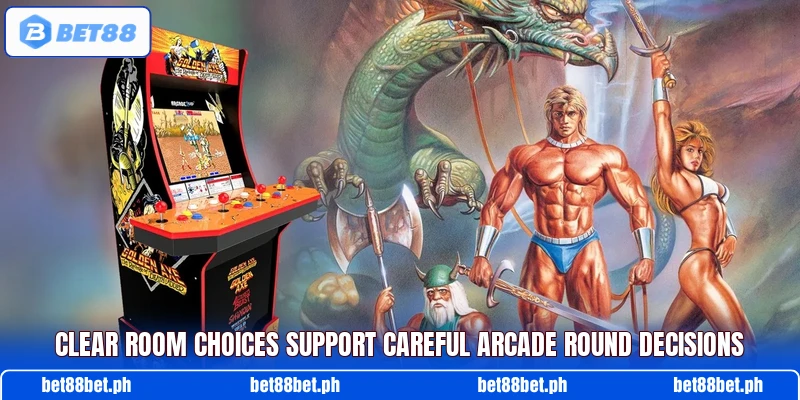 Clear room choices support careful arcade round decisions Clear room choices support careful arcade round decisions