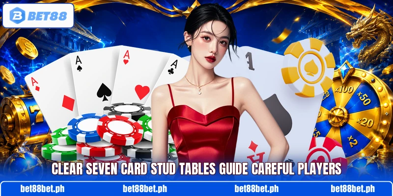 Clear Seven Card Stud tables guide careful players Clear Seven Card Stud tables guide careful players