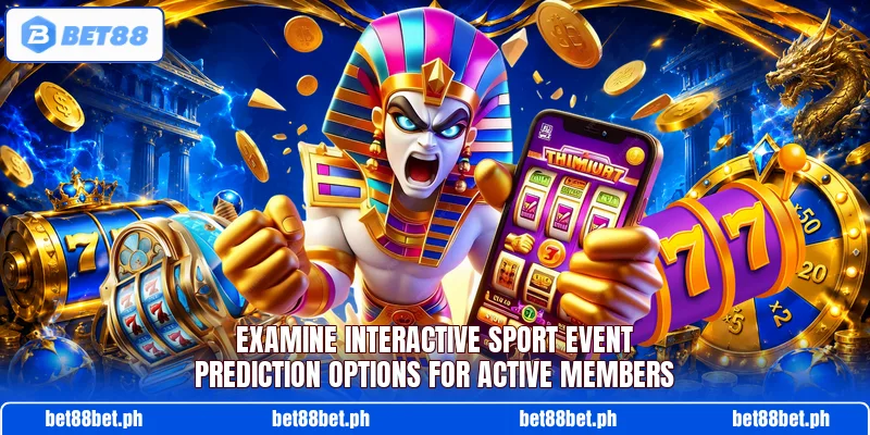 Examine interactive sport event prediction options for active members Examine interactive sport event prediction options for active members