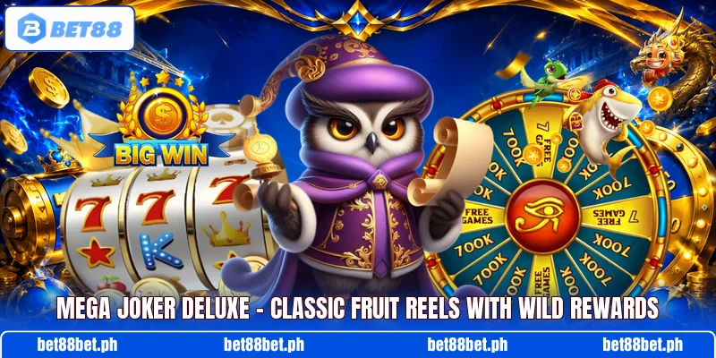 Mega Joker Deluxe – Classic Fruit Reels With Wild Rewards Mega Joker Deluxe – Classic Fruit Reels With Wild Rewards