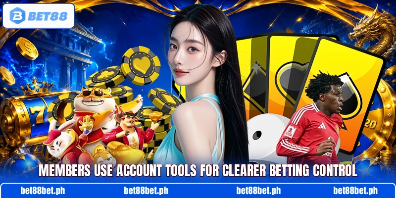 Members use account tools for clearer betting control Members use account tools for clearer betting control