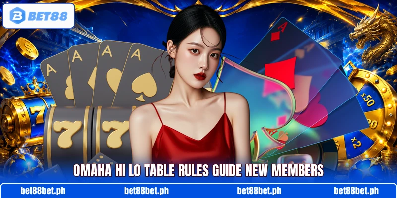 Omaha Hi Lo table rules guide new members Omaha Hi Lo table rules guide new members