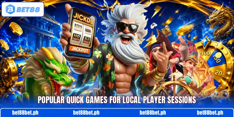Popular quick games for local player sessions Popular quick games for local player sessions