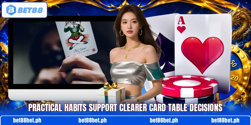 Practical habits support clearer card table decisions Practical habits support clearer card table decisions