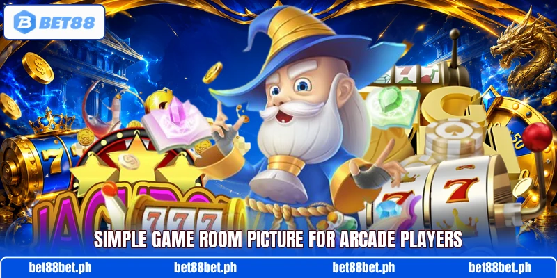 Simple game room picture for Arcade players Simple game room picture for Arcade players