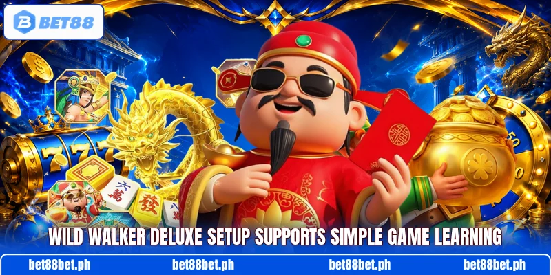 Wild Walker Deluxe setup supports simple game learning Wild Walker Deluxe setup supports simple game learning
